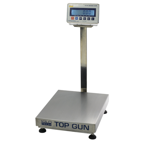 Top Gun Electronic Platform Scales, 18" L x 12" W, 300 lbs. Capacity Kelford