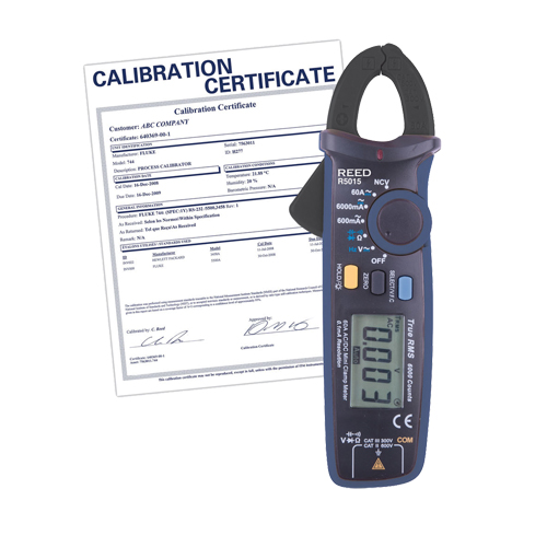 Pince amp&egrave;rem&eacute;trique v.e.v. mA (comprend certificat ISO), Tension c.a./c.c., Courant c.a./c.c. Kelford