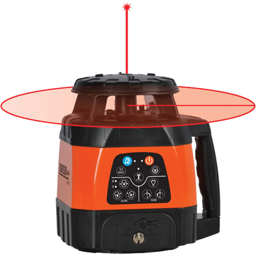 Red Beam Self-Leveling Horizontal & Vertical Rotary Laser, 200' (60 m), 635 Nm Kelford