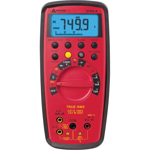 37XR-A True RMS Digital Multimeter, AC/DC Voltage, AC/DC Current Kelford