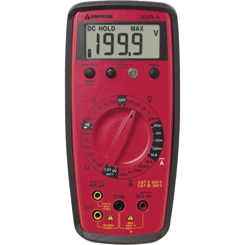 Multim&egrave;tre num&eacute;rique 30XR-A, Tension c.a./c.c., Courant c.a./c.c. Kelford