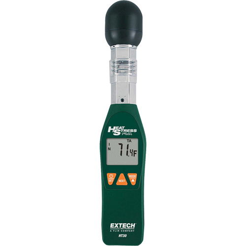 Compteur de contrainte thermique &agrave; thermom&egrave;tre globe mouill&eacute; Extech Kelford