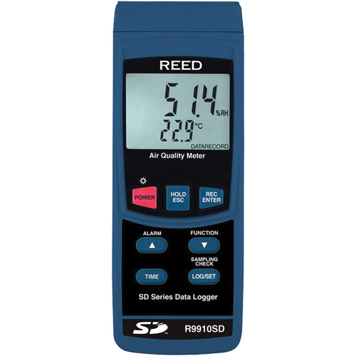 Analyseur de la qualit&eacute; dair int&eacute;rieur &agrave; enregistrement de donn&eacute;es avec certificat ISO Kelford
