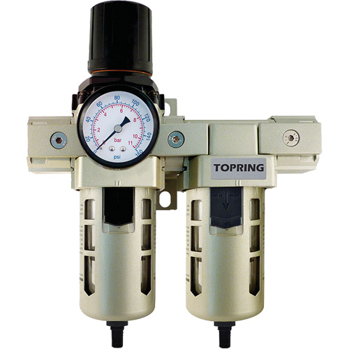Airflo 400 Filter, Regulator & Coalescing Filter, 1/2" NPT, 150 PSI, 1.5 fl. Oz. Capacity Kelford