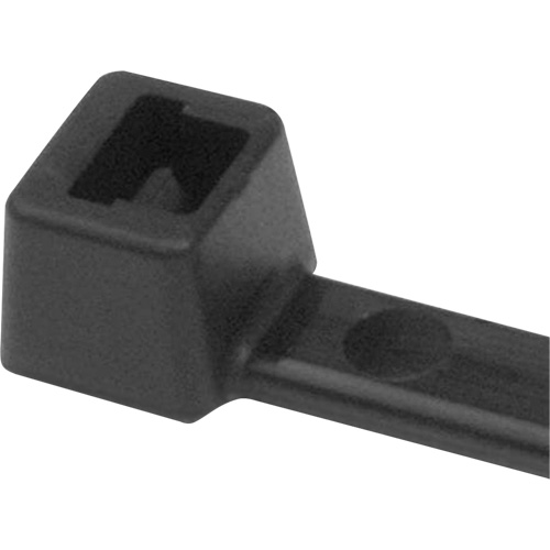 Attaches de c&acirc;ble PA66, Longueur 5-1/2", R&eacute;sistance &agrave; la traction 18 lb, Noir Kelford