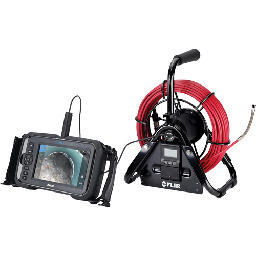 Longue sonde de cam&eacute;ra et bobine de plomberie VS80 10 mm × 25 m Kelford