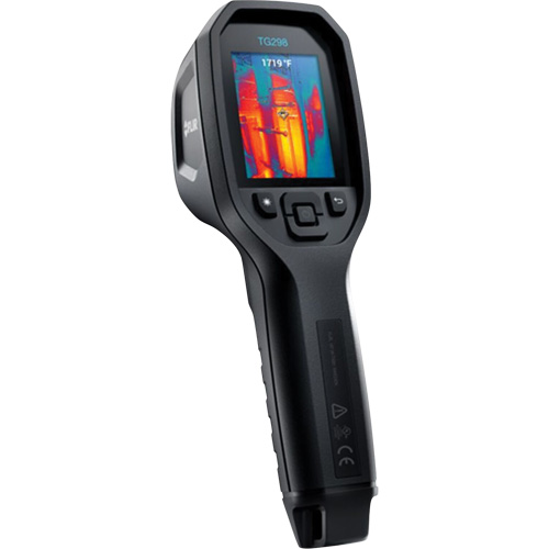 TG298 30:1 High Temperature Spot IR Thermal Imaging Camera with Bullseye Laser, 320 x 240 pixels, -25° - 1080°C (-130° - 1976°F), <70 mK Kelford