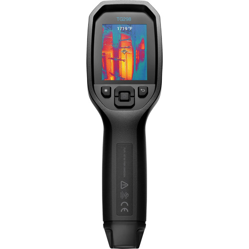 TG298 30:1 High Temperature Spot IR Thermal Imaging Camera with Bullseye Laser, 320 x 240 pixels, -25° - 1080°C (-130° - 1976°F), <70 mK Kelford