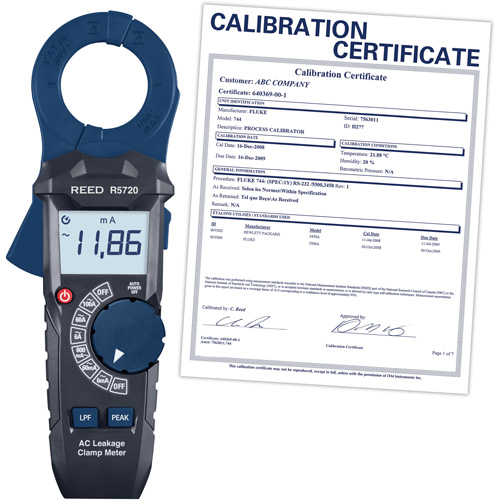 AC Leakage Clamp Meter with Calibration Certificate Kelford