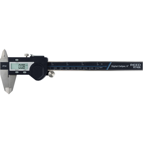 Pied &agrave; coulisse num&eacute;rique de 6" (150 mm), R&eacute;solution de 0,0005" (0,01 mm), 0" - 6" (0 mm - 150 mm) gamme de mesure Kelford