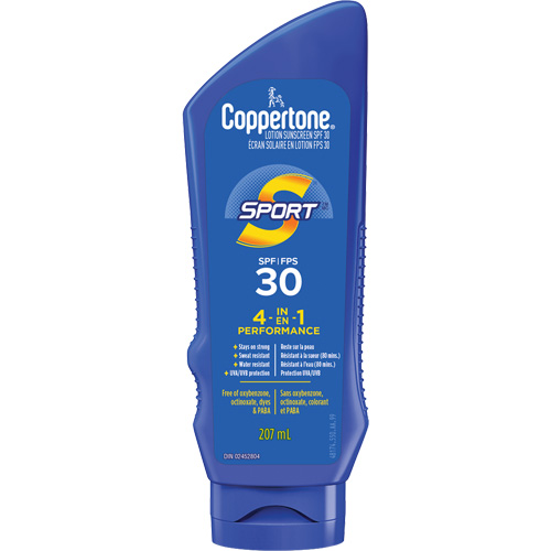 Cr&egrave;me solaire 4 en 1 Sport, FPS 30, Lotion Kelford