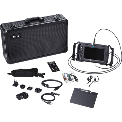 High-Performance Videoscope Kit with Dual HD Camera & Long Camera Probe, 1280" L x 720" W Display, 1024 x 600 pixels, 4.9 mm (0.19") Camera Head Kelford