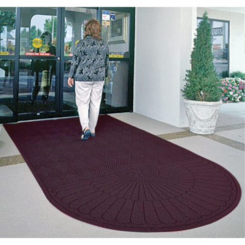 Waterhog&reg; Eco Matting, Wiper/Scraper, 3' x 10' x 3/8", Maroon Kelford