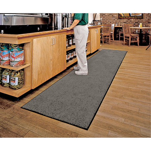 Tapis ColorStar, Essuie-pieds, 4' x 6' x 3/8", Gris Kelford
