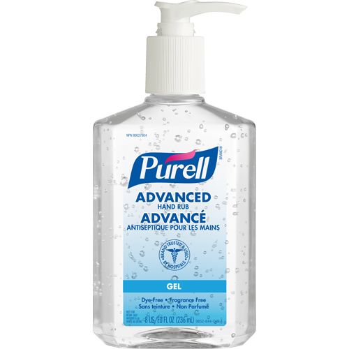 Advanced Hand Sanitizer, 236 ml, Pump Bottle, 70% Alcohol Kelford