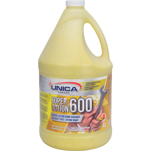 Savon antiseptique Super 600, Pierre ponce, 4 L, Bouteille, P&ecirc;che Kelford