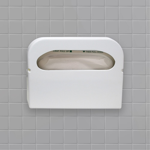 Distributeur de couvre-si&egrave;ges de toilettes pli&eacute;s en deux Health Gards Kelford