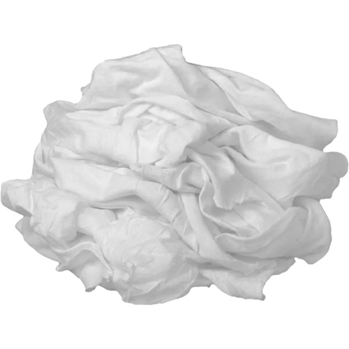 Wiper, Cotton/Polyester, White, 20 lbs. Kelford