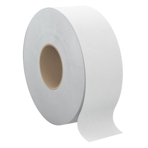 Pro Select Toilet Paper, Jumbo Roll, 2 Ply, 1000' Length, White Kelford