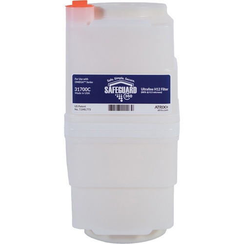 Filtre pour aspirateurs portables SafeGuard 360, Cartouche, Pour 1 gal. US Kelford