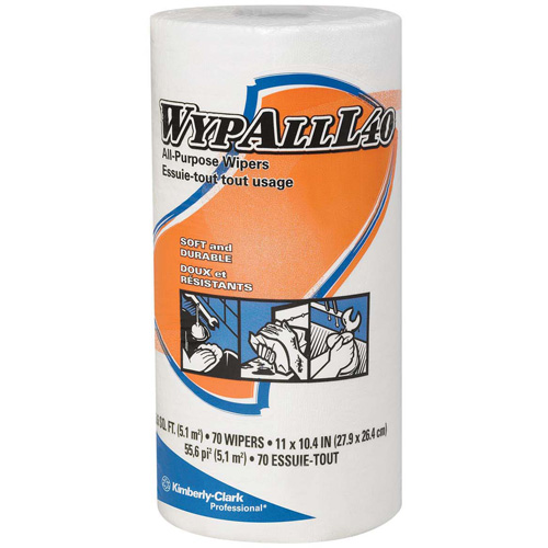 L40 Disposable Towels, All-Purpose, 11" L x 10-1/2"/10-2/5" W Kelford