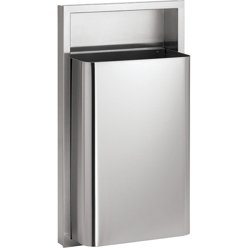 Waste Receptacles, Stainless Steel, 12 US gal. Kelford