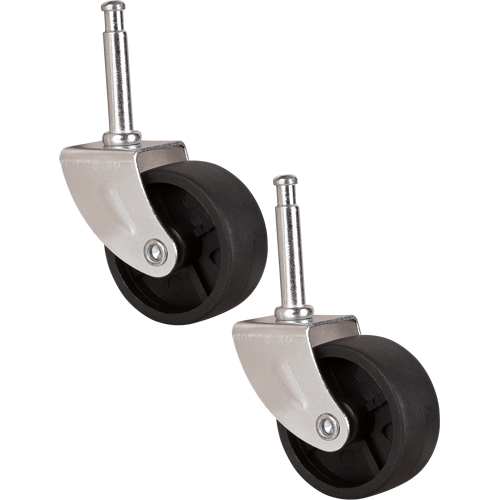Roulette pour aspirateur industriel en acier inoxydable pour d&eacute;chets secs/humides Kelford