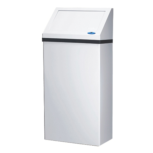 Wall-Mounted Waste Receptacle, Steel, 13.2 US gal. Kelford