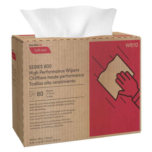 Pro Tuff-Job Wipers, Heavy-Duty, 9-3/4" L x 16-1/4" W Kelford