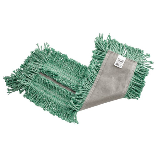 Castaway Dust Mop, Slip On Style, Cotton/Yarn, 24" L x 5" W Kelford