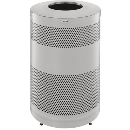 Classics Open Top Decorative Waste Bin, Stainless Steel, 51 US gal. Capacity Kelford