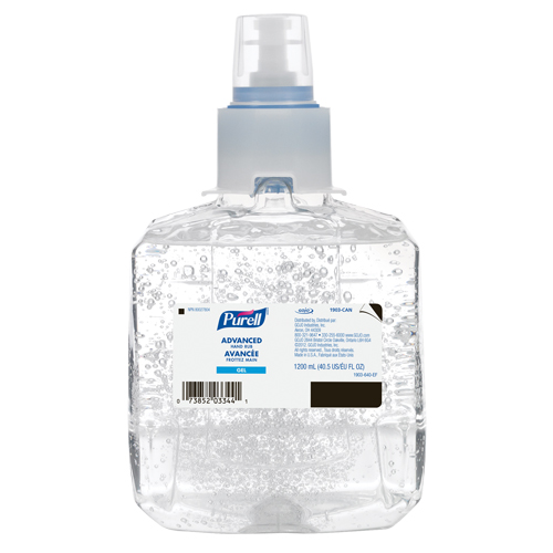 LTX-12Advanced Hand Sanitizer, 1200 ml, Cartridge Refill, 70% Alcohol Kelford