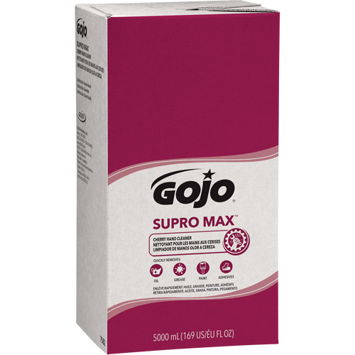 Distributeur de savon pour les mains SUPRO MAX ou GOJO PRO TDX, Lotion, 5000 ml, Recharge, Cerise Kelford