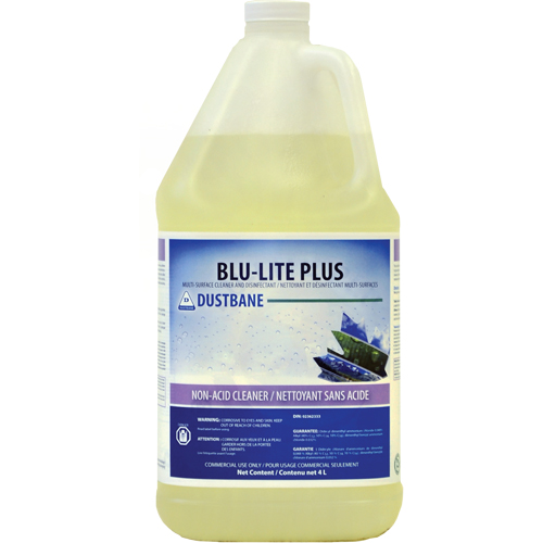 Blu-Lite Plus Multi-Surface Cleaner and Disinfectant, 4 L, Jug Kelford