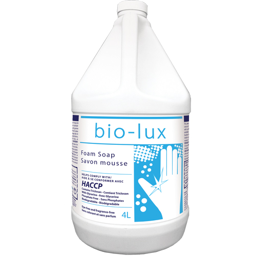 Bio-Lux Antimicrobial Soap, Foam, 4 L, Unscented Kelford