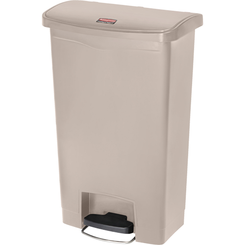 Slim Jim&reg; Waste Container, Resin, 13 US gal. Capacity Kelford