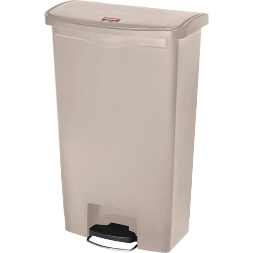 Slim Jim&reg; Waste Container, Resin, 18 US gal. Capacity Kelford