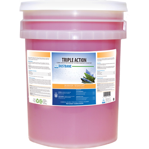 Nettoyant et d&eacute;graissant d&eacute;sinfectant Triple Action, 20 L, Seau Kelford