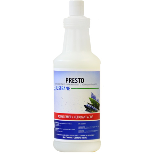 Nettoyant d&eacute;sinfectant &agrave; cuvettes Presto, 1 L, Bouteille Kelford