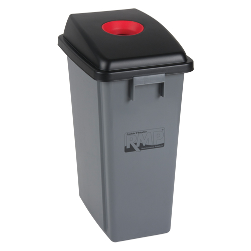 Waste Classification - Lid, Open Lid, Plastic, Fits Container Size: 17-1/4" x 12-1/2" Kelford