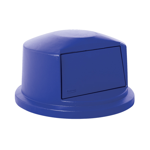 Round Brute&reg; Tops, Dome Lid, Plastic/Polyethylene, Fits Container Size: 24" Dia. Kelford