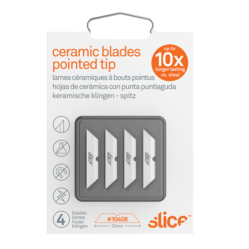 Slice Lames &agrave; bout pointu en c&eacute;ramique pour couteau pour boîte, Style Simple Kelford
