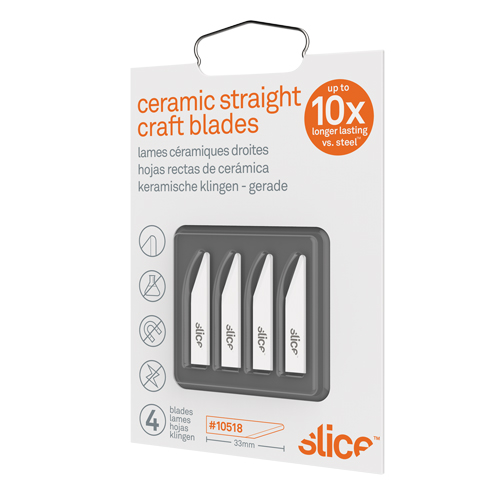 Slice Lames droites de couteau &agrave; bout arrondi en c&eacute;ramique, Style Simple Kelford