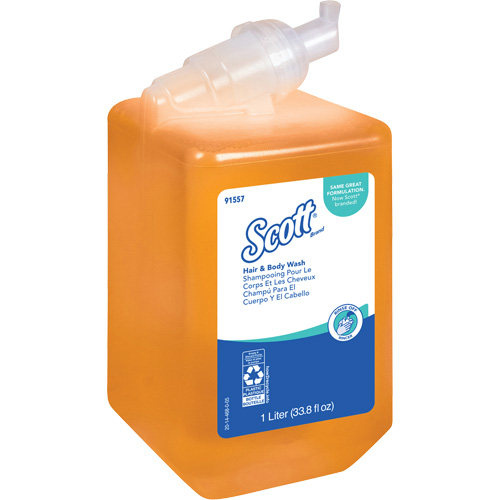 Savon pour le corps et les cheveux Essential de Scott, 1000 ml, Fraîcheur, Bouteille Kelford