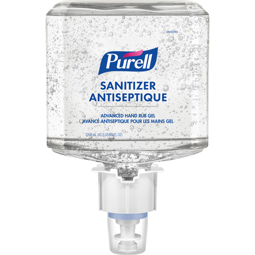 Gel d&eacute;sinfectant avanc&eacute; pour les mains ES6, 1200 ml, Cartouche de recharge, 70 % alcool Kelford