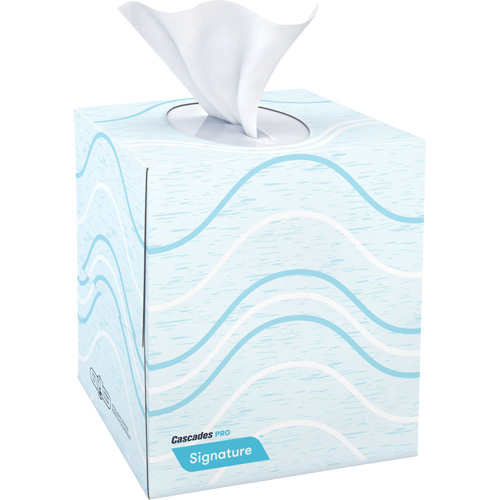 Pro Signature Facial Tissue, 2 Ply, 8" L x 8" W, 90 Sheets/Box Kelford