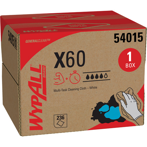 X60 Wipers, All-Purpose, 16-3/4" L x 11" W Kelford
