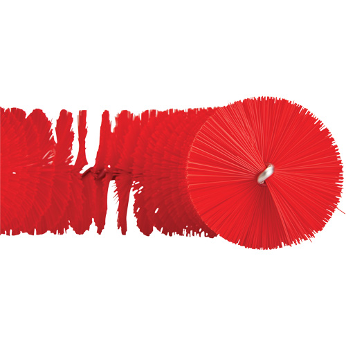 Brosse recourb&eacute;e, Soies Moyen/Ferme, Longueur de 15-1/2", Rouge Kelford