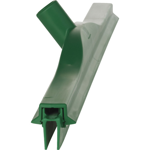 Double Blade Ultra Hygiene Squeegee, 24", Green Kelford