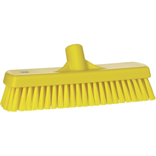 Brosse &agrave; r&eacute;curer pour planchers et murs, Crins Ferme, 12", Polyester, Jaune Kelford